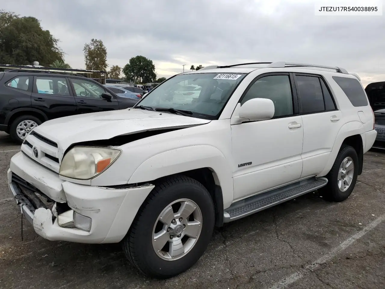 JTEZU17R540038895 2004 Toyota 4Runner Limited