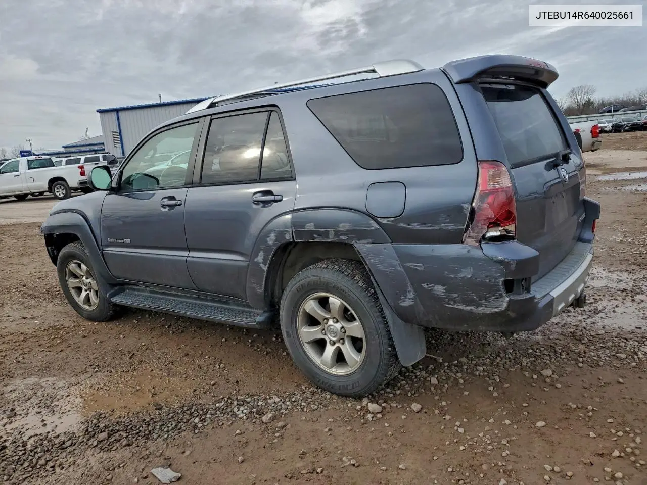 JTEBU14R640025661 2004 Toyota 4Runner Sr5
