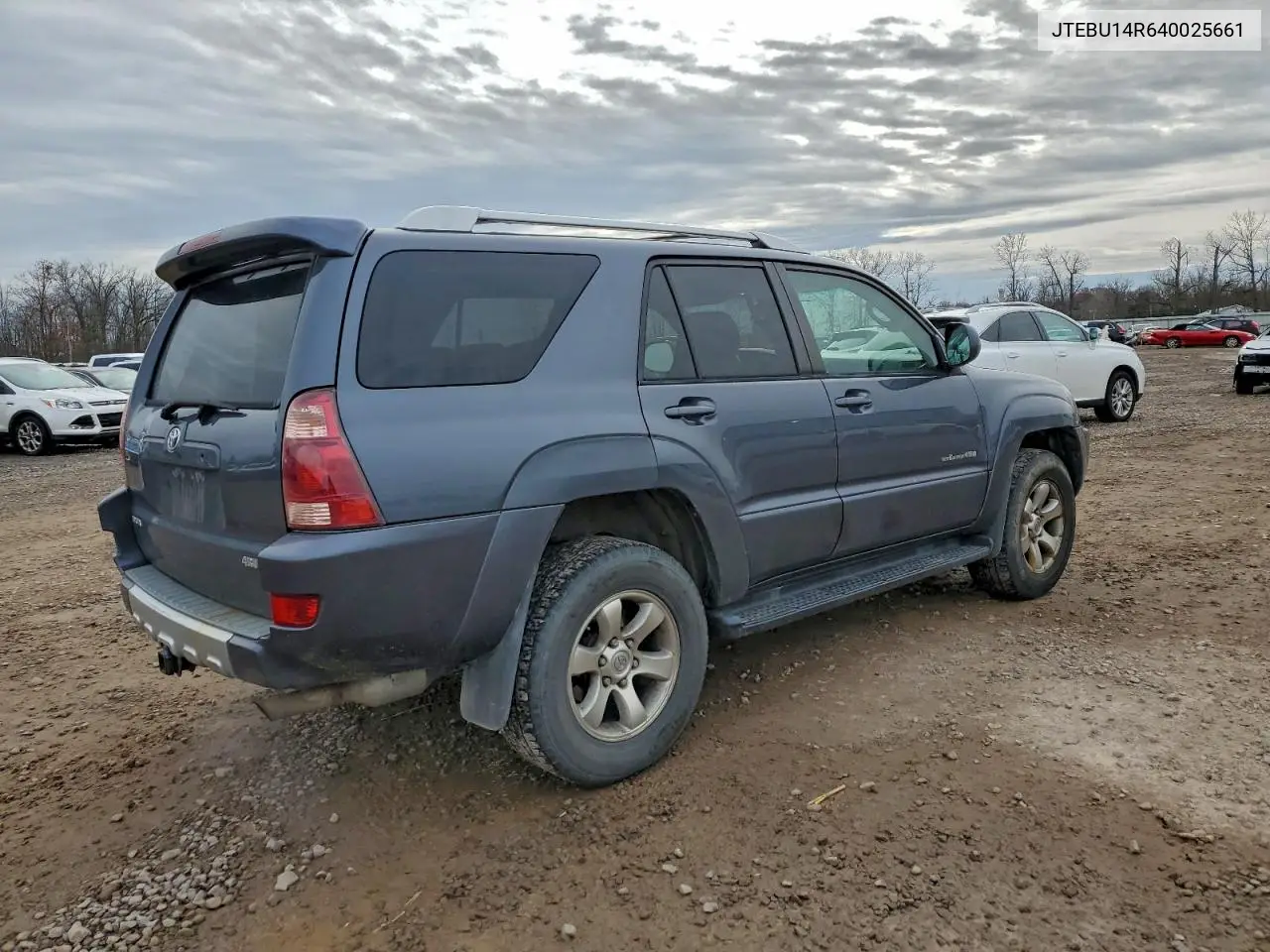 JTEBU14R640025661 2004 Toyota 4Runner Sr5
