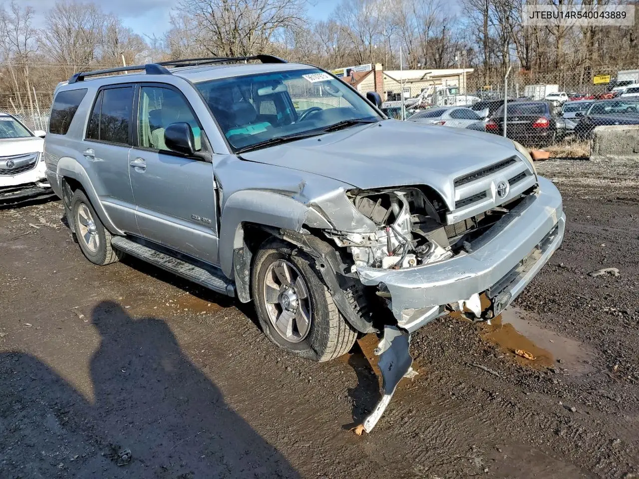 JTEBU14R540043889 2004 Toyota 4Runner Sr5