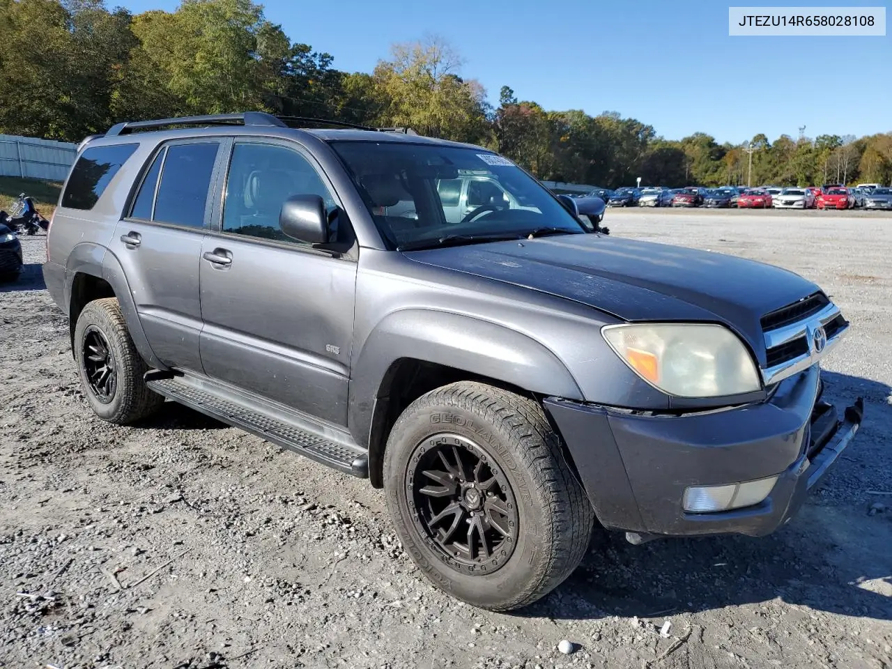 JTEZU14R658028108 2005 Toyota 4Runner Sr5