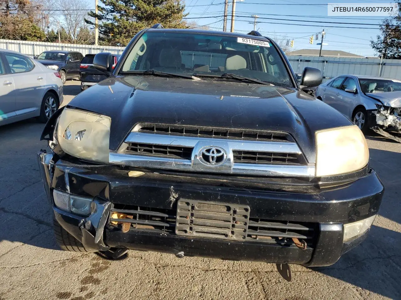 JTEBU14R650077597 2005 Toyota 4Runner Sr5