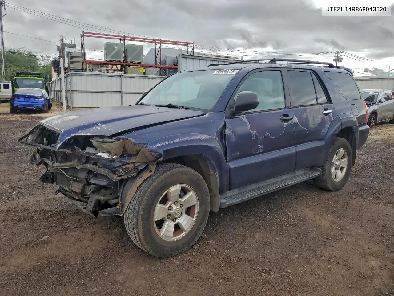 JTEZU14R868043520 2006 Toyota 4Runner Sr5