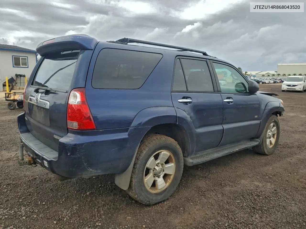 JTEZU14R868043520 2006 Toyota 4Runner Sr5