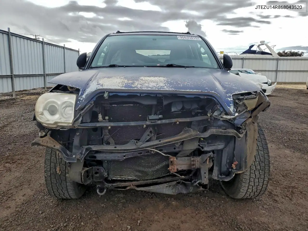 JTEZU14R868043520 2006 Toyota 4Runner Sr5