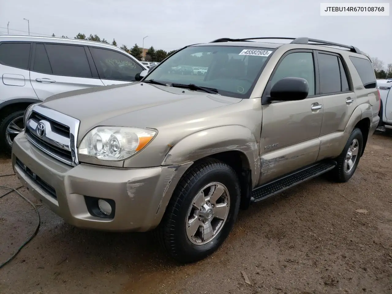 2007 Toyota 4Runner Sr5 VIN: JTEBU14R670108768 Lot: 45582503
