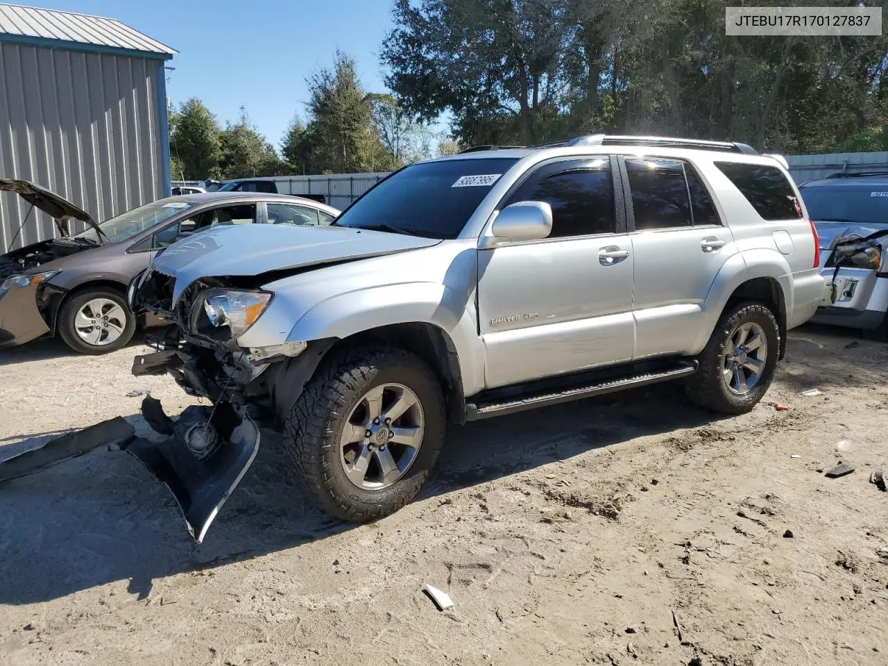 JTEBU17R170127837 2007 Toyota 4Runner Limited