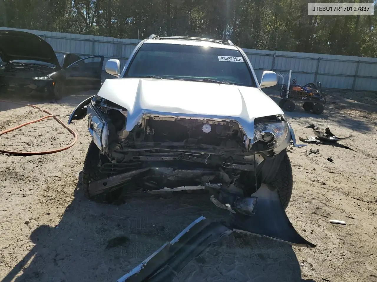 JTEBU17R170127837 2007 Toyota 4Runner Limited