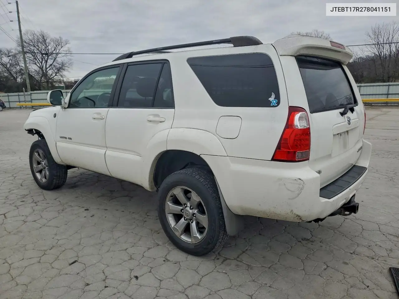 JTEBT17R278041151 2007 Toyota 4Runner Limited