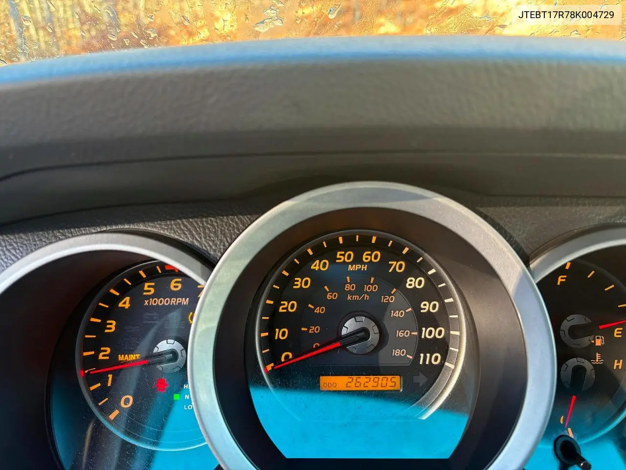 JTEBT17R78K004729 2008 Toyota 4Runner Limited