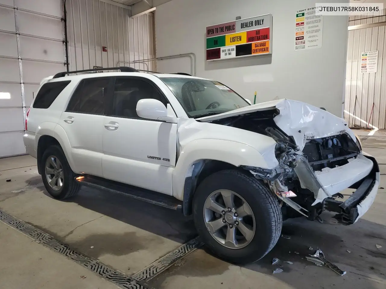 JTEBU17R58K031845 2008 Toyota 4Runner Limited