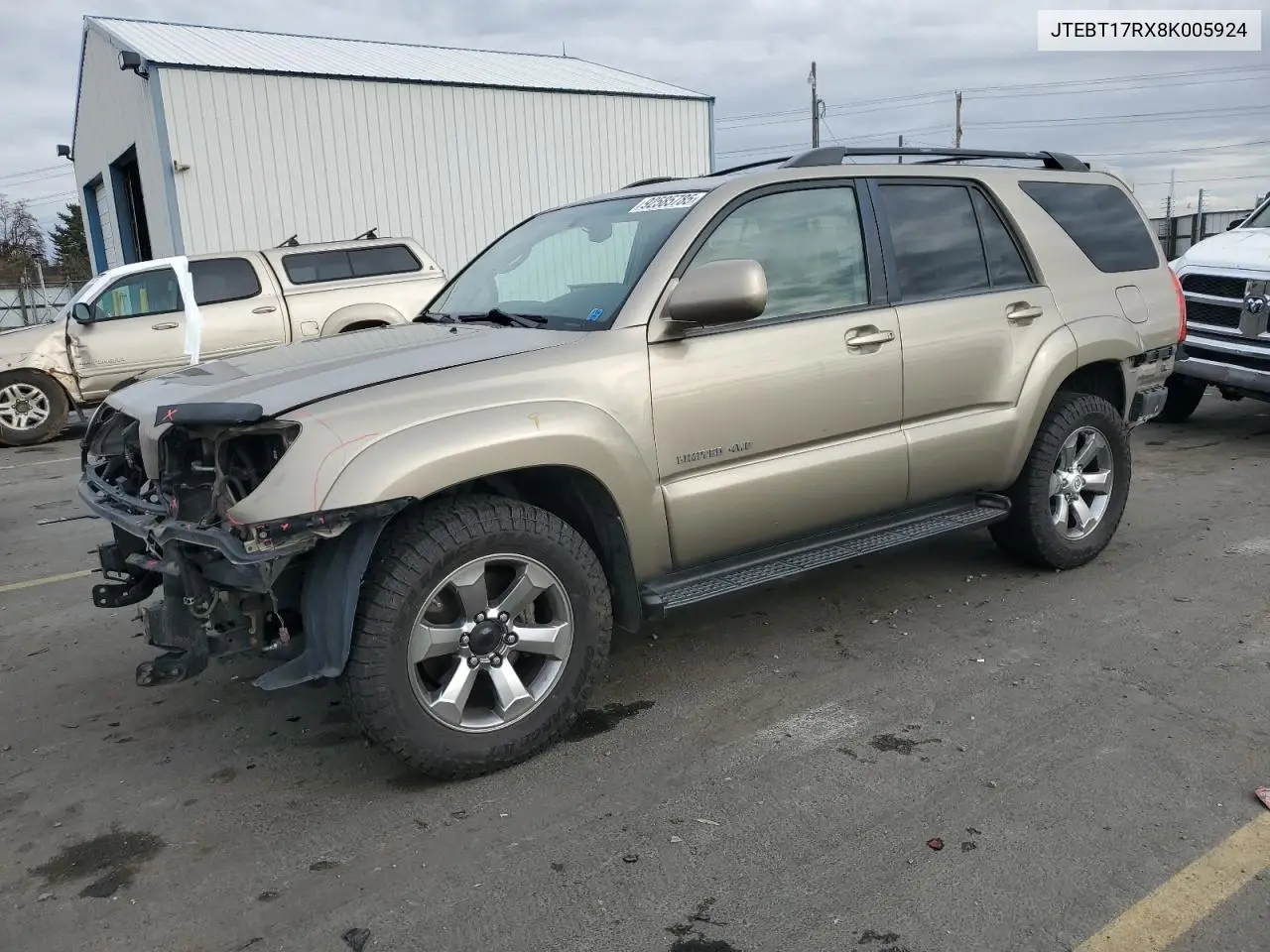 JTEBT17RX8K005924 2008 Toyota 4Runner Limited
