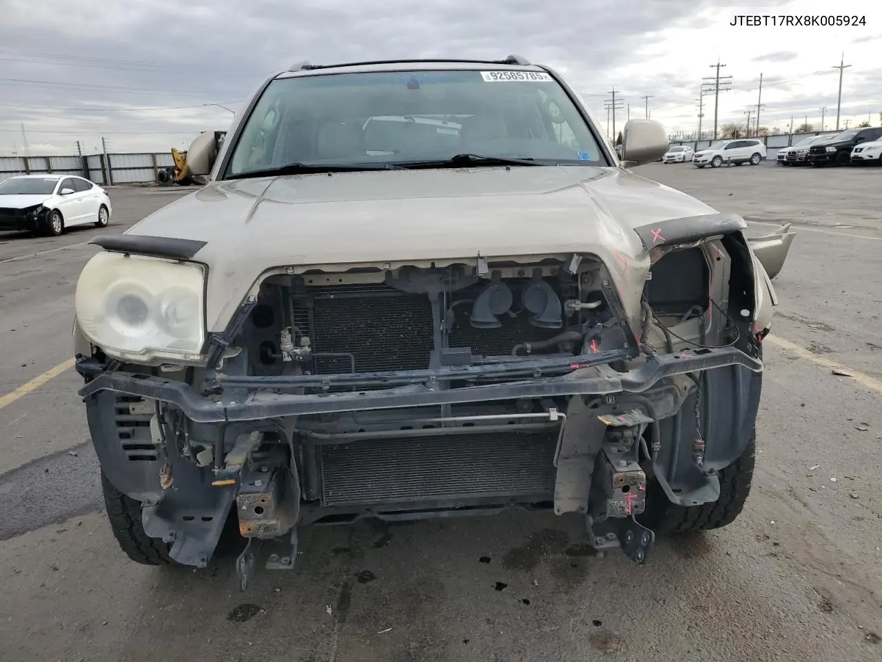 JTEBT17RX8K005924 2008 Toyota 4Runner Limited