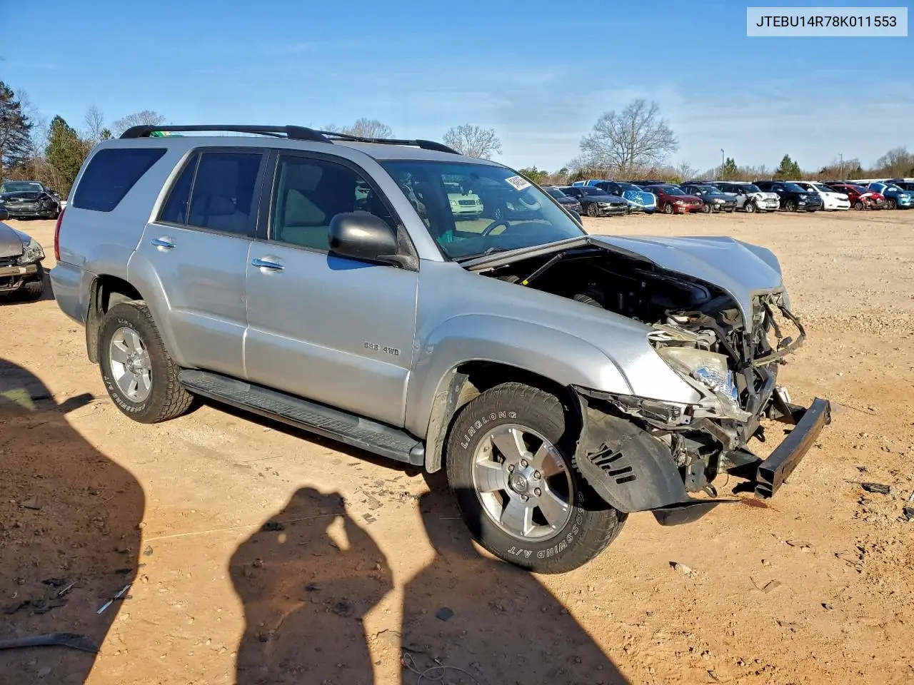 JTEBU14R78K011553 2008 Toyota 4Runner Sr5