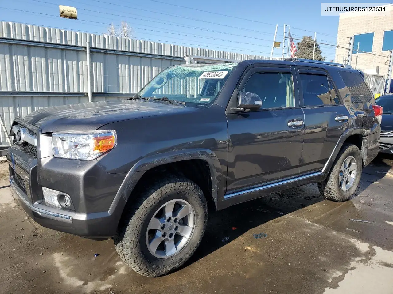 2013 Toyota 4Runner Sr5 VIN: JTEBU5JR2D5123634 Lot: 43859545