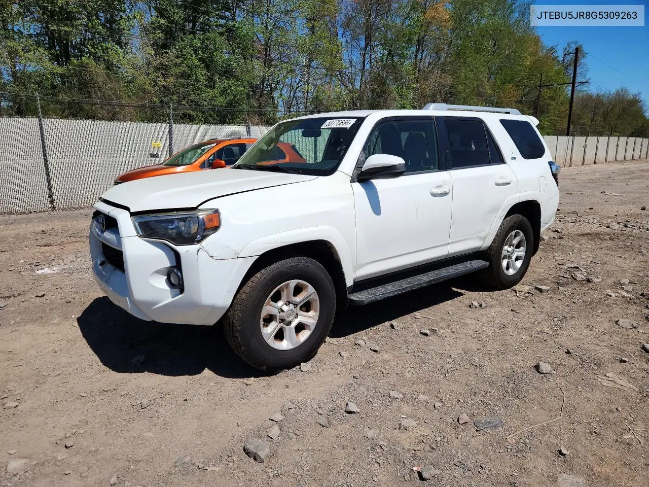 JTEBU5JR8G5309263 2016 Toyota 4Runner Sr5