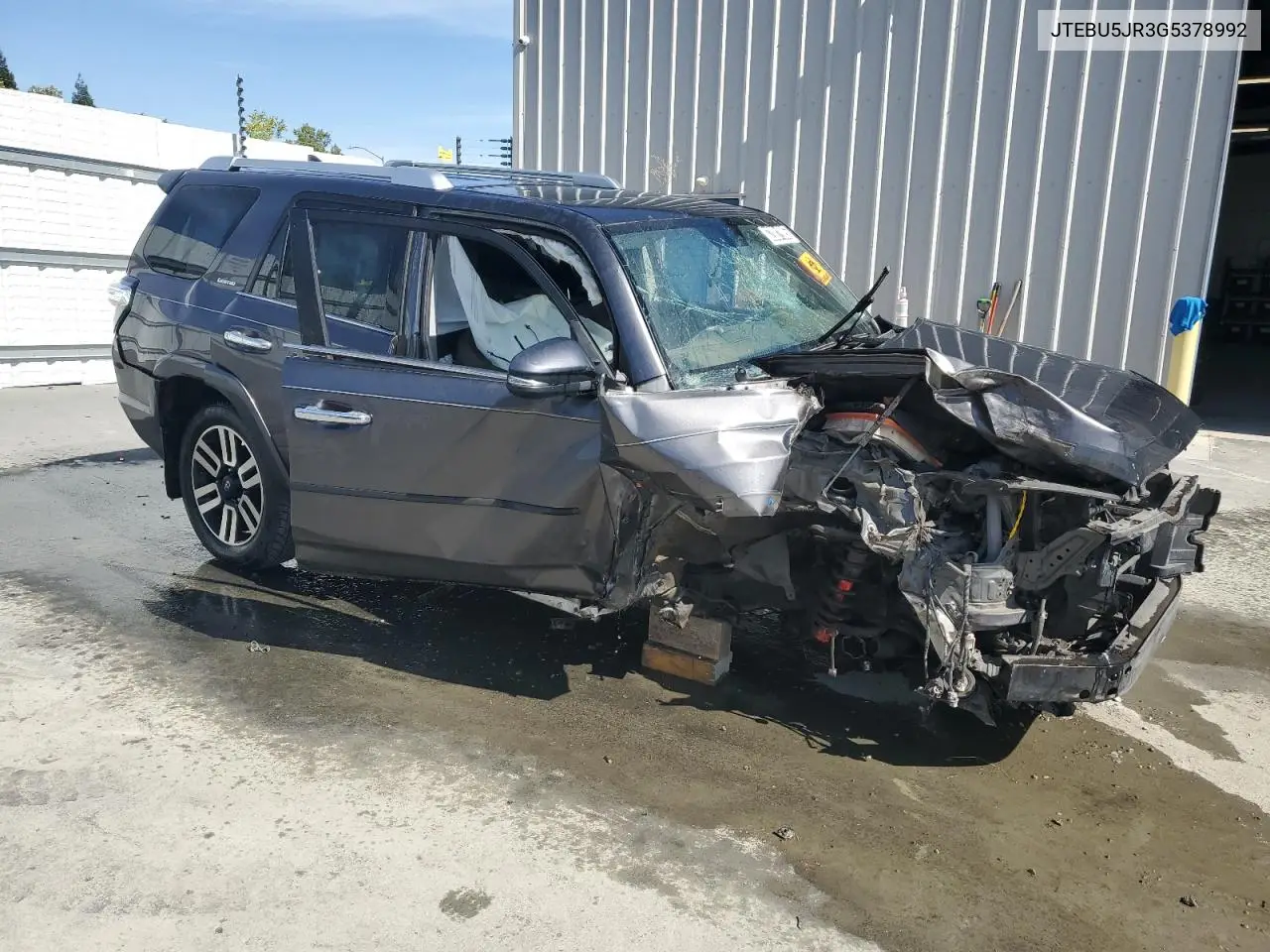 JTEBU5JR3G5378992 2016 Toyota 4Runner Sr5/Sr5 Premium