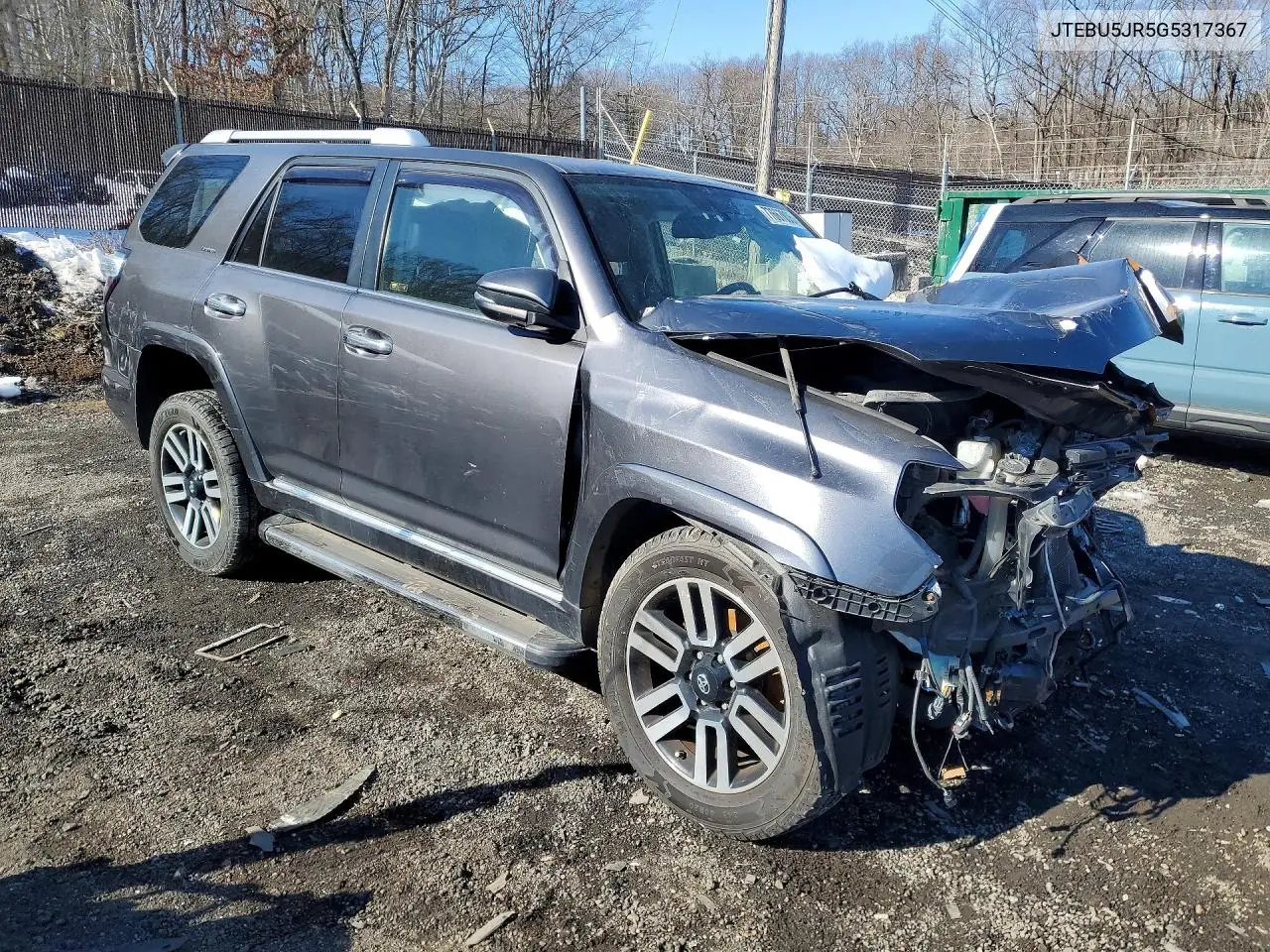 JTEBU5JR5G5317367 2016 Toyota 4Runner Sr5/Sr5 Premium