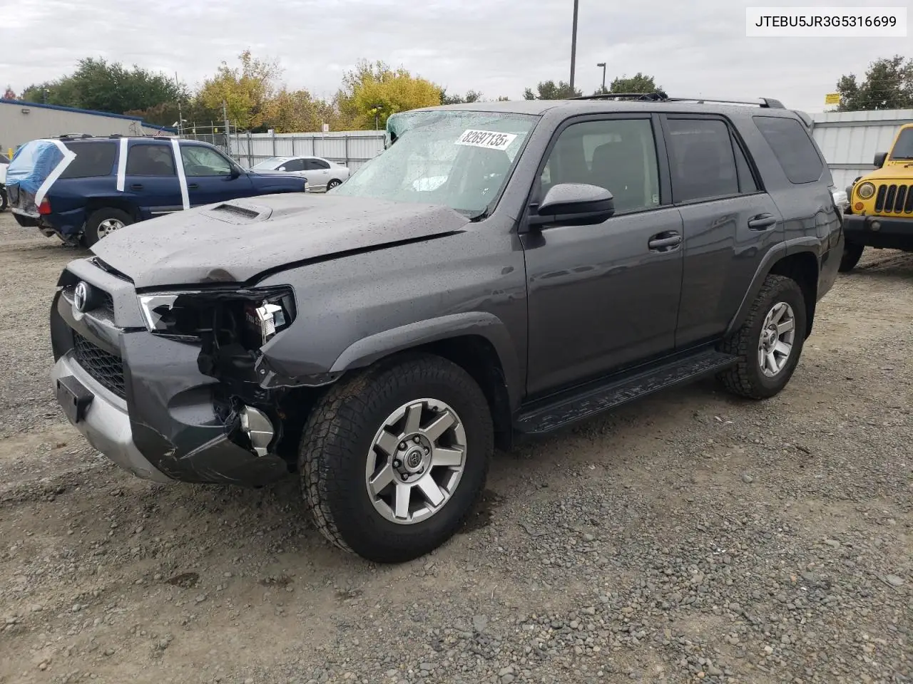 JTEBU5JR3G5316699 2016 Toyota 4Runner Sr5/Sr5 Premium