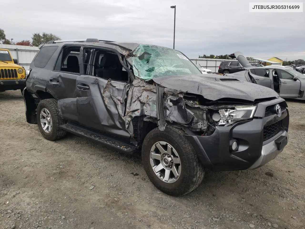 JTEBU5JR3G5316699 2016 Toyota 4Runner Sr5/Sr5 Premium