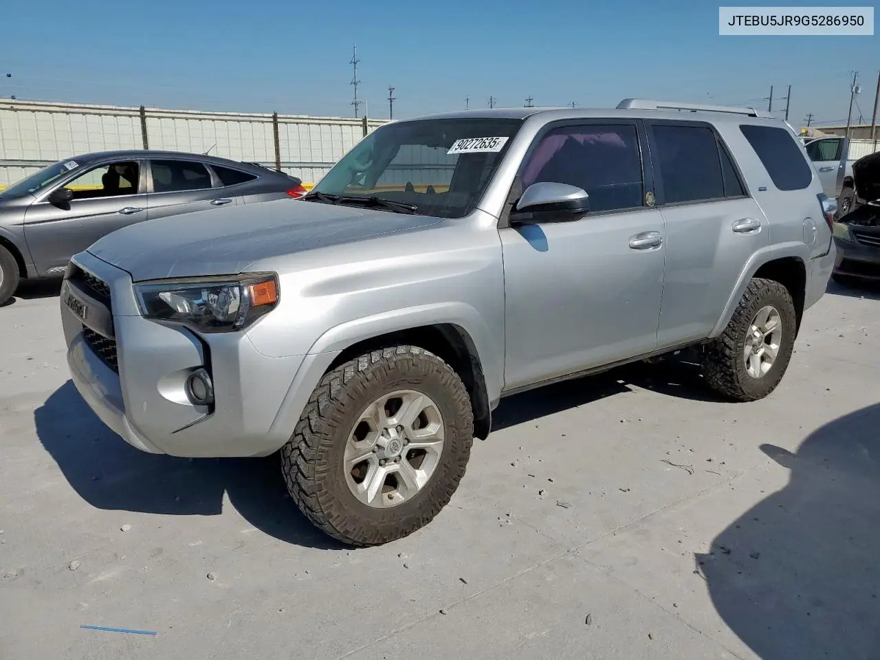 JTEBU5JR9G5286950 2016 Toyota 4Runner Sr5/Sr5 Premium