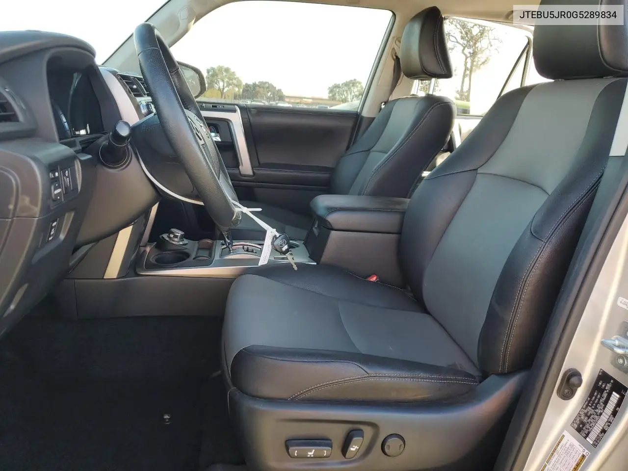 JTEBU5JR0G5289834 2016 Toyota 4Runner Sr5/Sr5 Premium