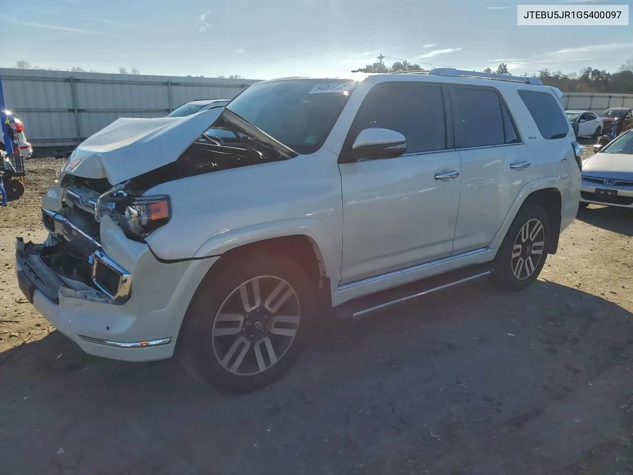 JTEBU5JR1G5400097 2016 Toyota 4Runner Sr5/Sr5 Premium