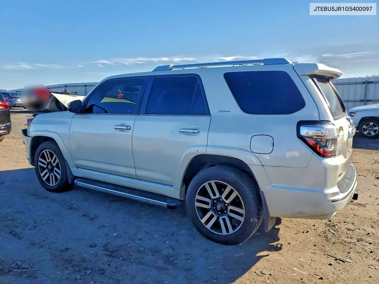 JTEBU5JR1G5400097 2016 Toyota 4Runner Sr5/Sr5 Premium