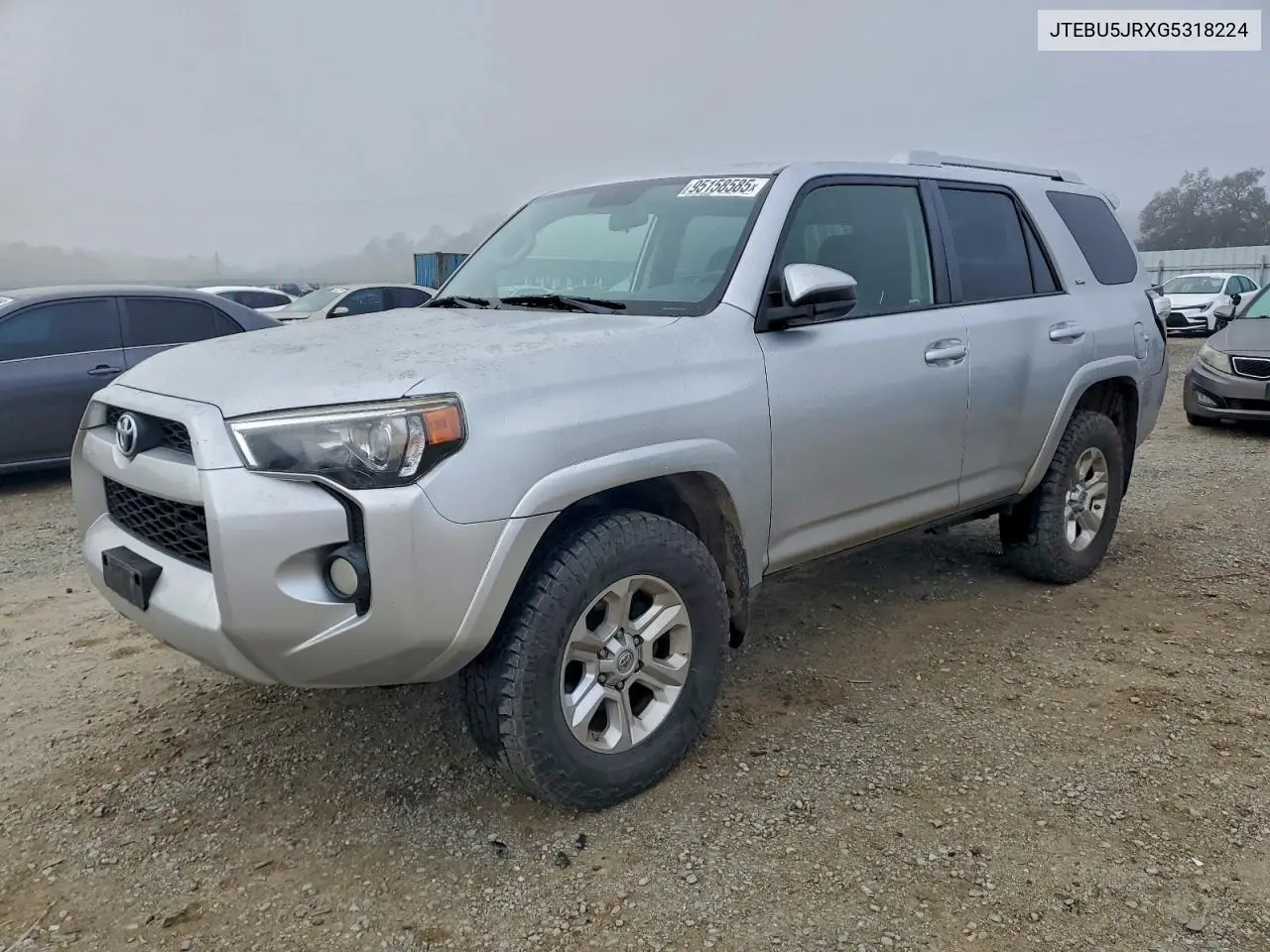JTEBU5JRXG5318224 2016 Toyota 4Runner Sr5/Sr5 Premium