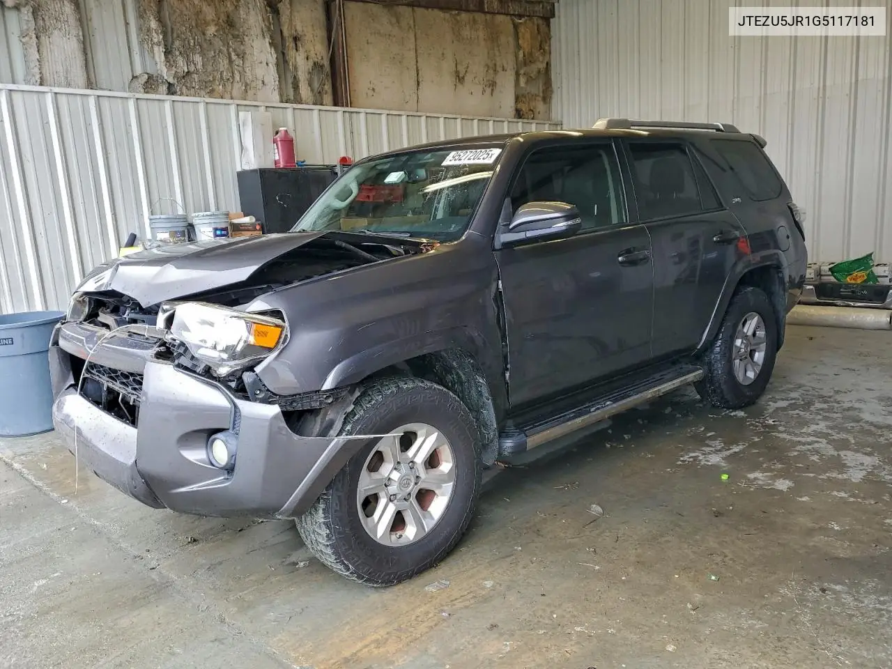JTEZU5JR1G5117181 2016 Toyota 4Runner Sr5