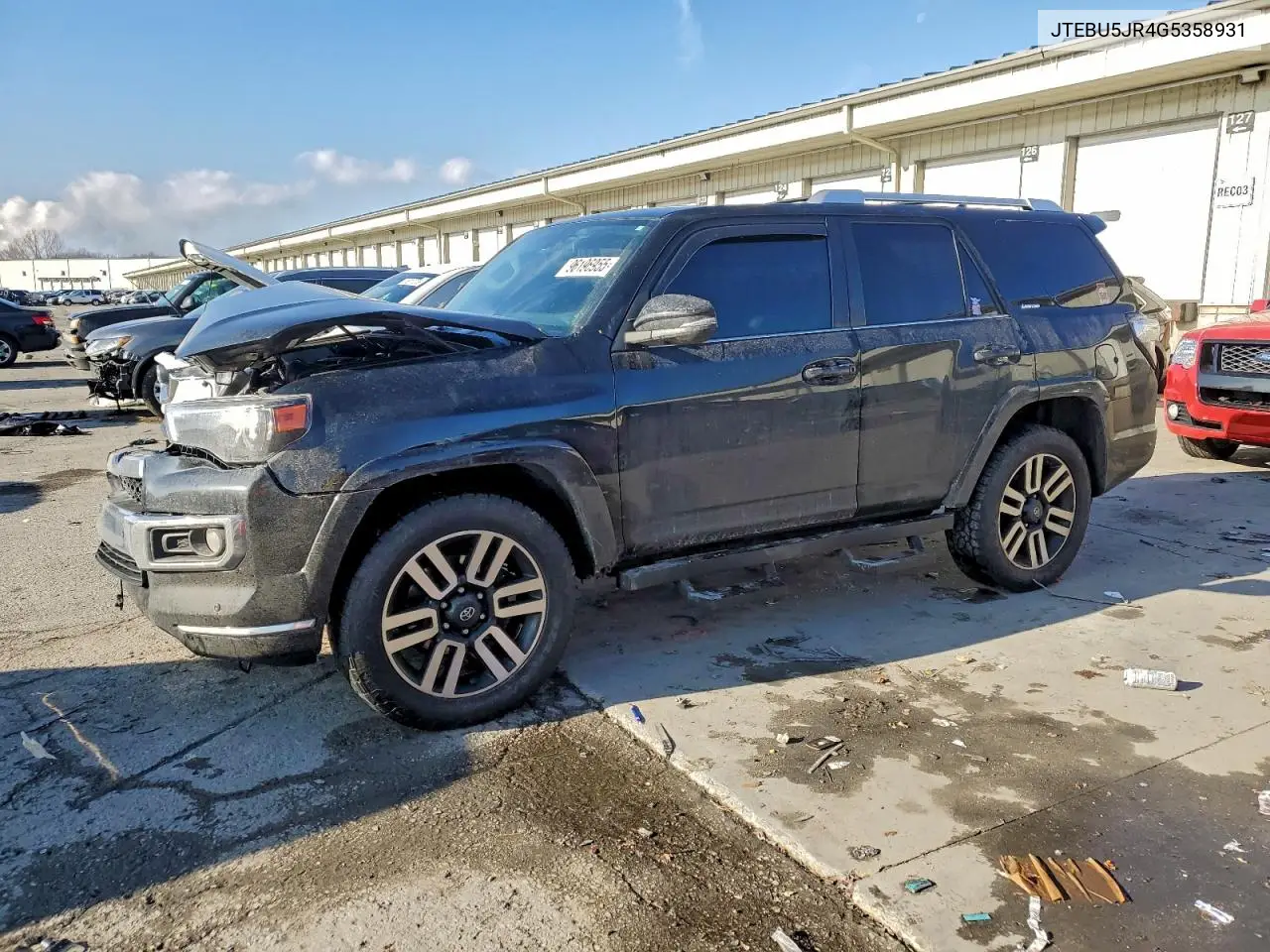 JTEBU5JR4G5358931 2016 Toyota 4Runner Sr5/Sr5 Premium