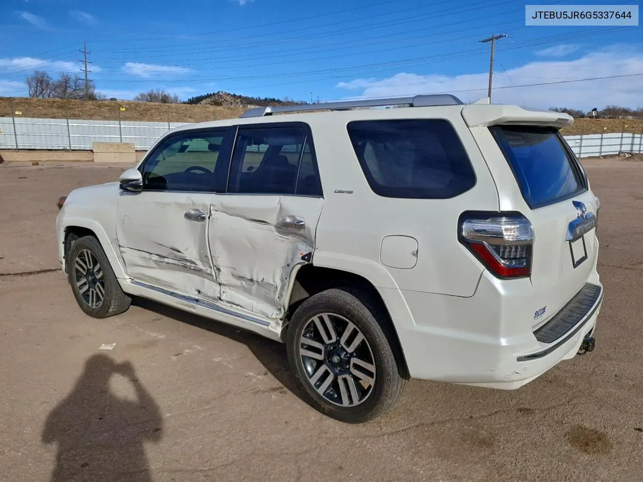JTEBU5JR6G5337644 2016 Toyota 4Runner Sr5/Sr5 Premium