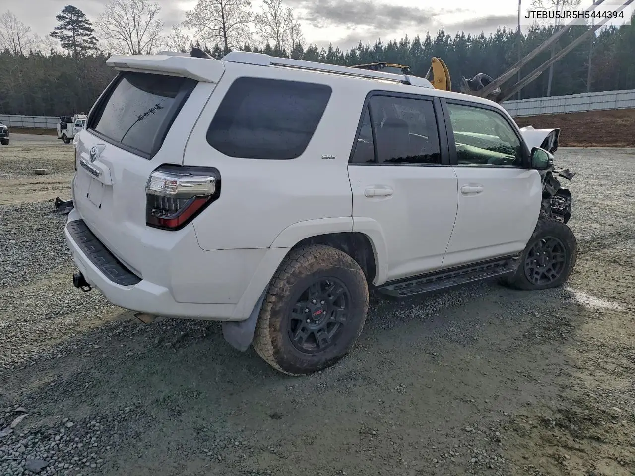 JTEBU5JR5H5444394 2017 Toyota 4Runner Sr5/Sr5 Premium