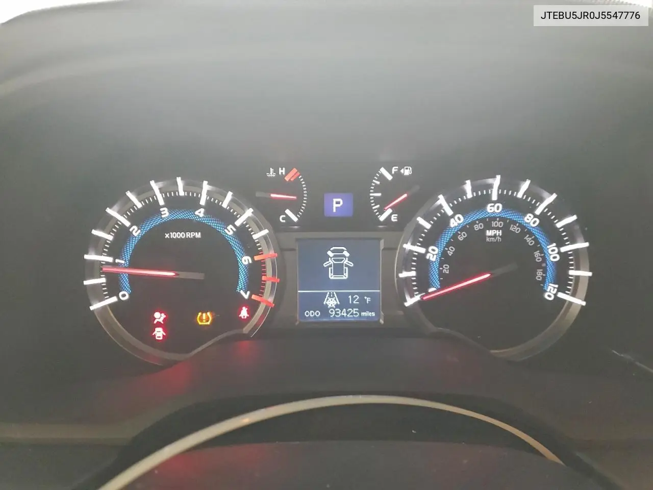 JTEBU5JR0J5547776 2018 Toyota 4Runner Sr5/Sr5 Premium