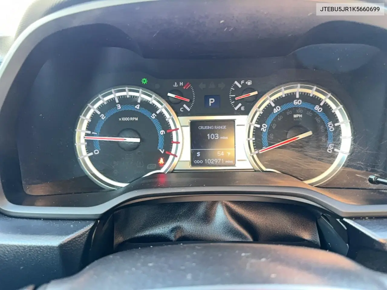 JTEBU5JR1K5660699 2019 Toyota 4Runner Sr5/Sr5 Premium