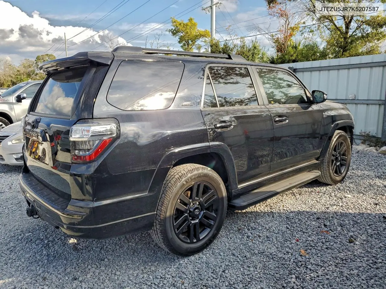 JTEZU5JR7K5207587 2019 Toyota 4Runner Sr5