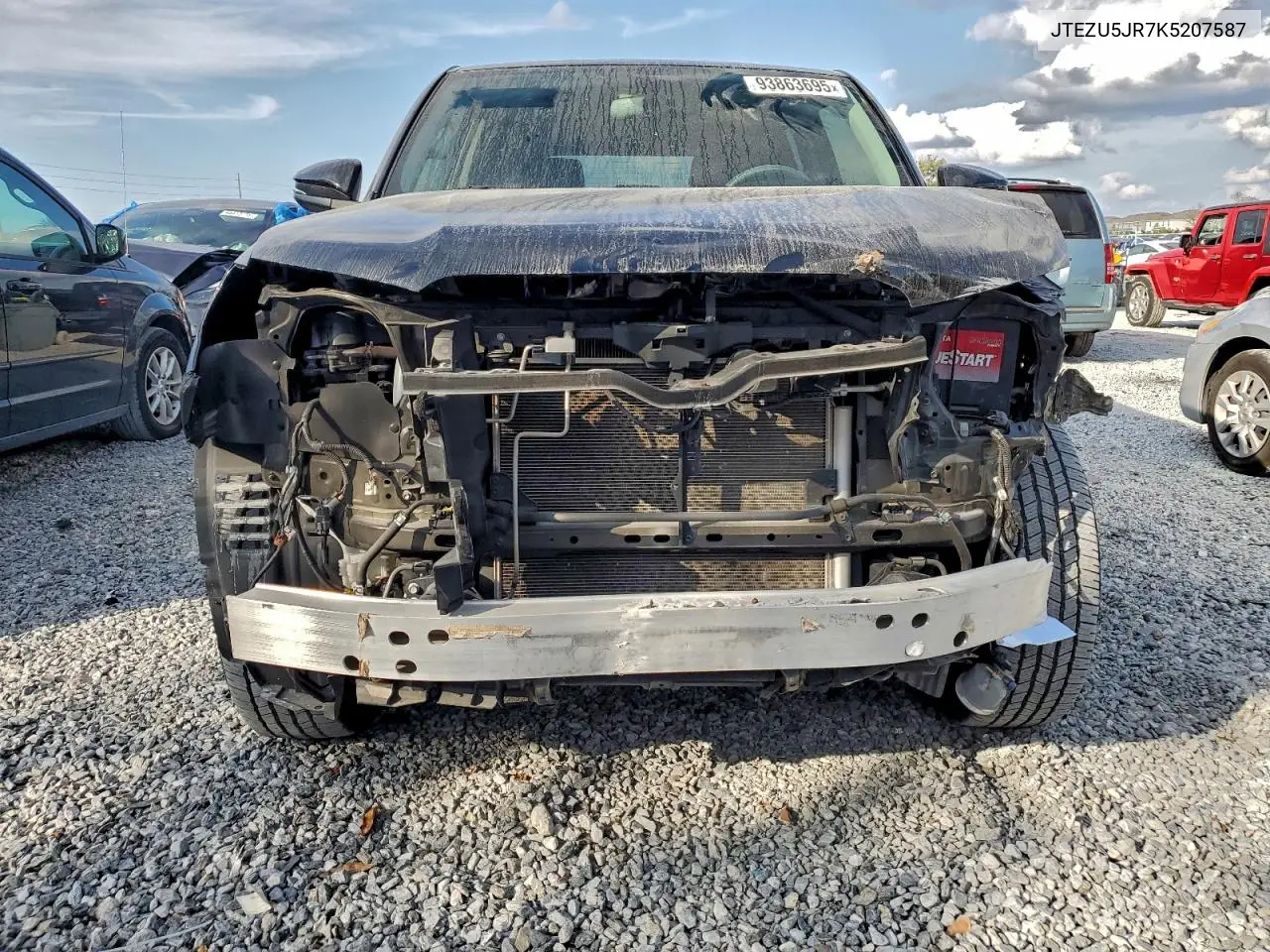 JTEZU5JR7K5207587 2019 Toyota 4Runner Sr5