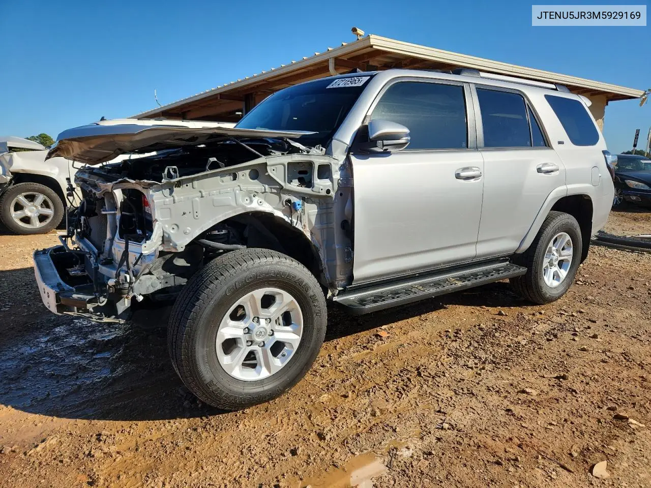 JTENU5JR3M5929169 2021 Toyota 4Runner Sr5/Sr5 Premium