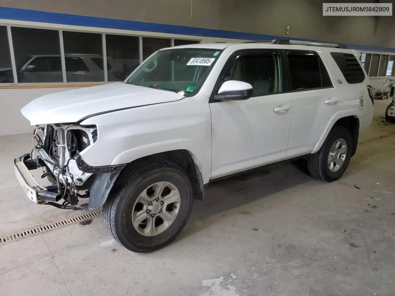 JTEMU5JR0M5842809 2021 Toyota 4Runner Sr5/Sr5 Premium