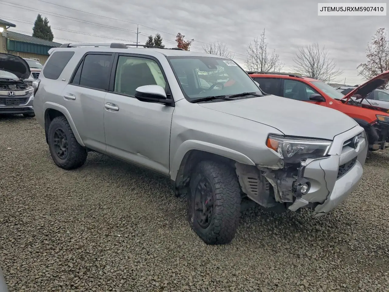 JTEMU5JRXM5907410 2021 Toyota 4Runner Sr5/Sr5 Premium