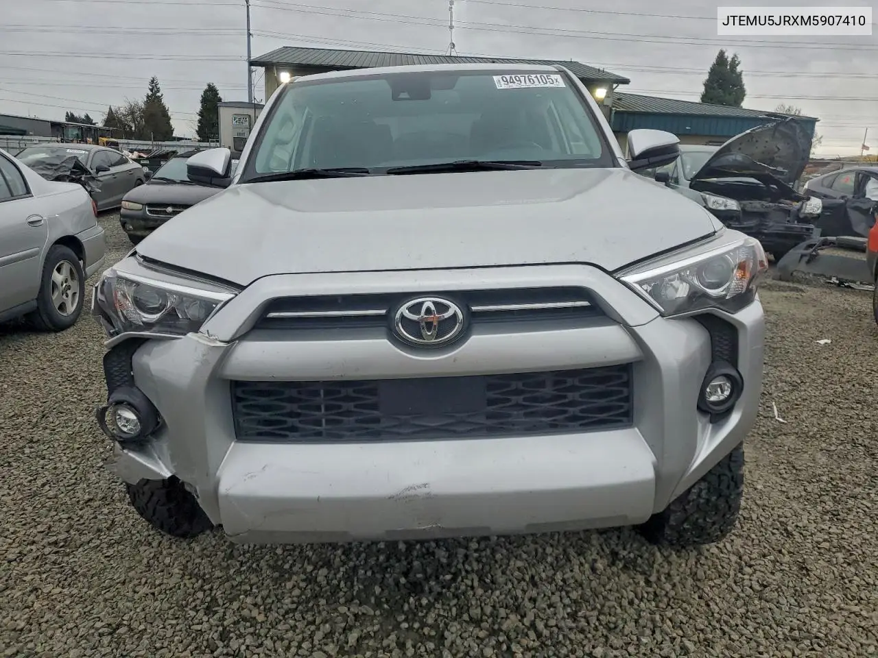 JTEMU5JRXM5907410 2021 Toyota 4Runner Sr5/Sr5 Premium