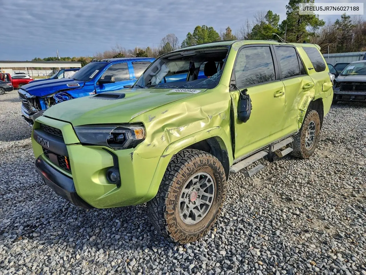 JTELU5JR7N6027188 2022 Toyota 4Runner Sr5 Premium