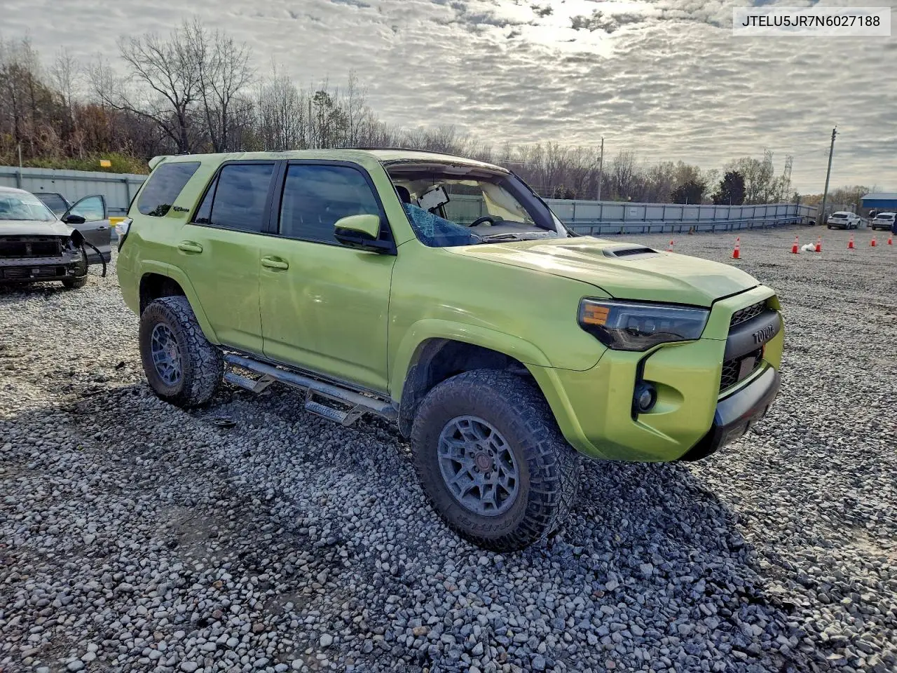 JTELU5JR7N6027188 2022 Toyota 4Runner Sr5 Premium
