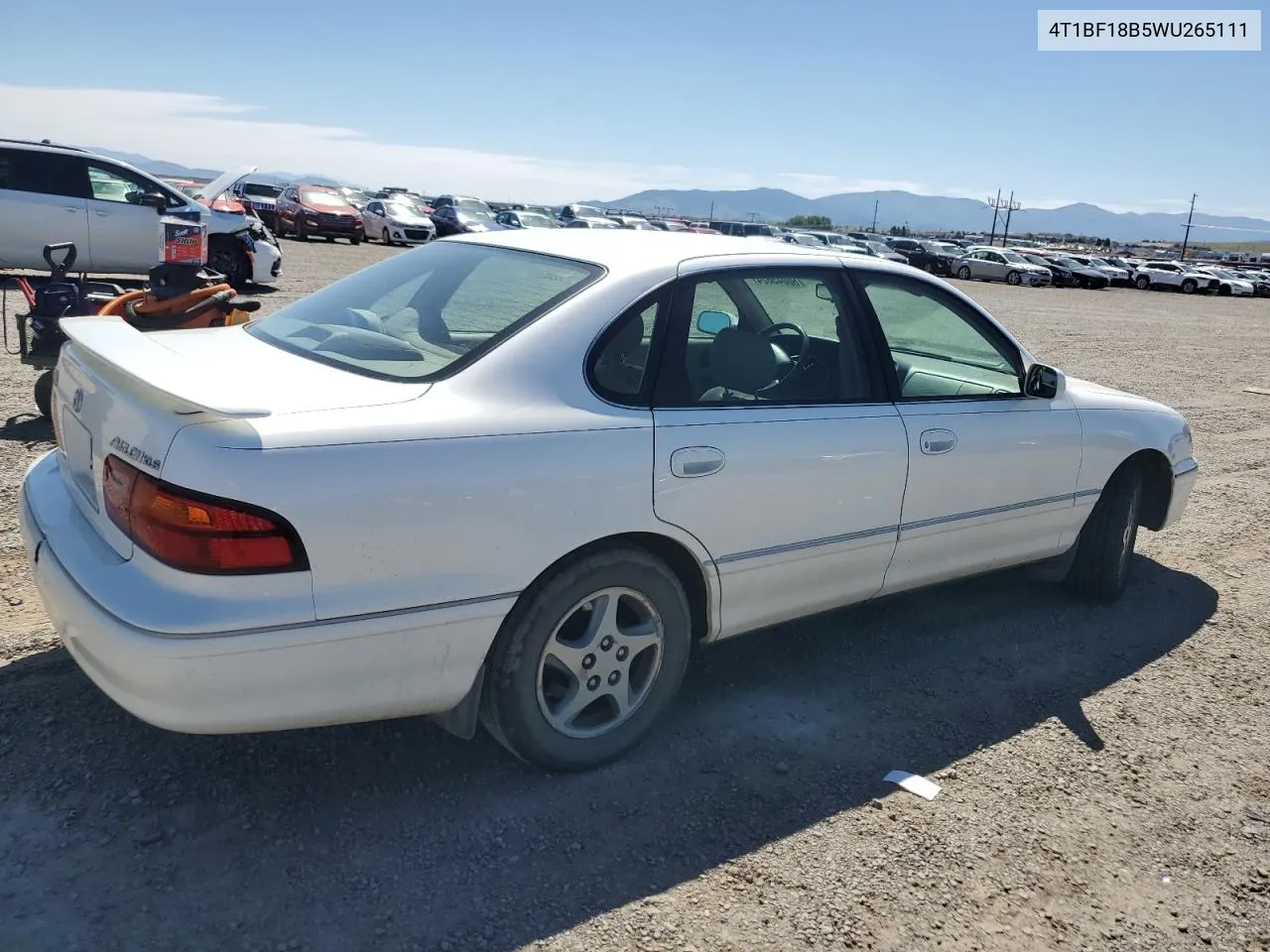 1998 Toyota Avalon Xl VIN: 4T1BF18B5WU265111 Lot: 60045624