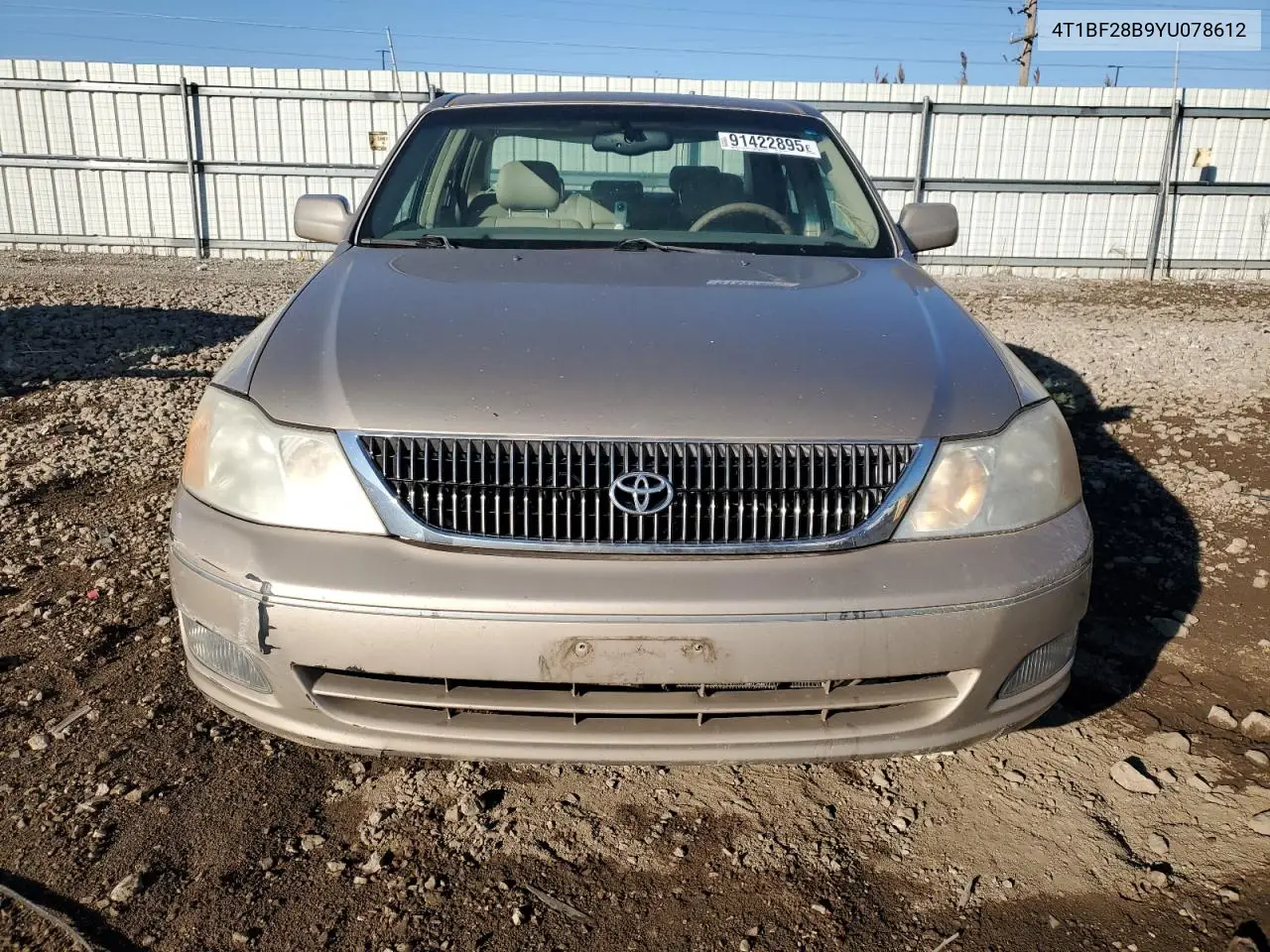 4T1BF28B9YU078611 2000 Toyota Avalon Xl