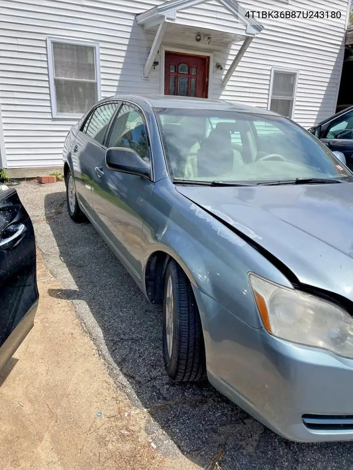 4T1BK36B87U243180 2007 Toyota Avalon Xl