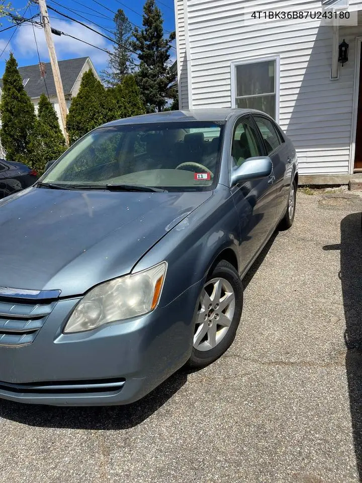 4T1BK36B87U243180 2007 Toyota Avalon Xl