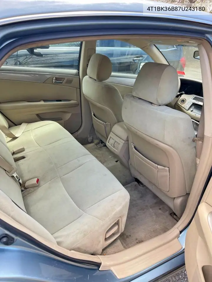 4T1BK36B87U243180 2007 Toyota Avalon Xl