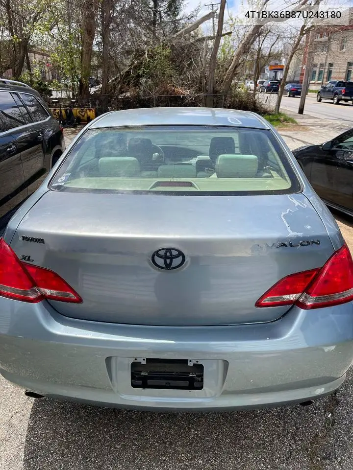 4T1BK36B87U243180 2007 Toyota Avalon Xl