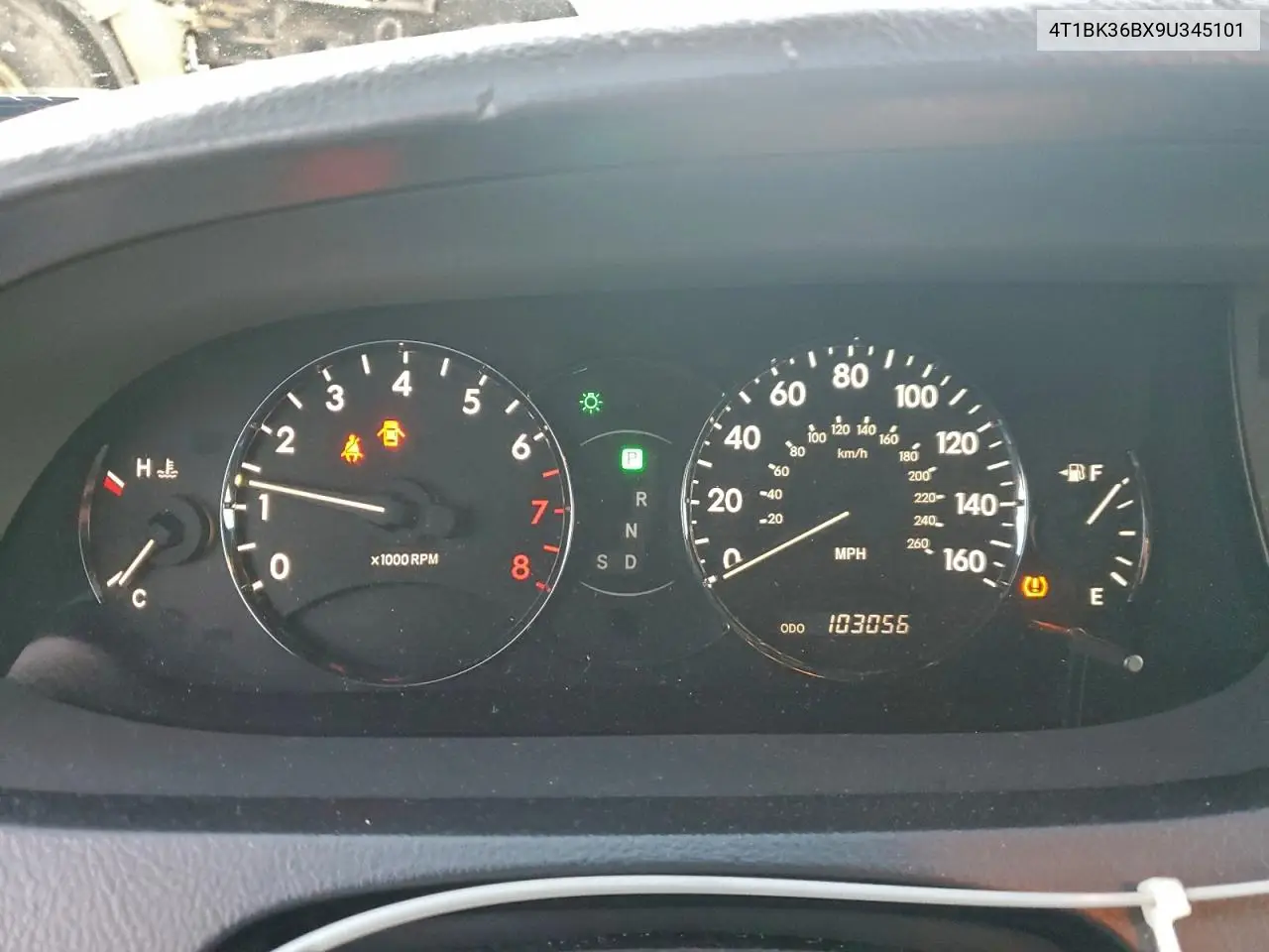 4T1BK36BX9U345101 2009 Toyota Avalon Xl